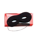Small Black Rayon Eye Masks Unisex 1
