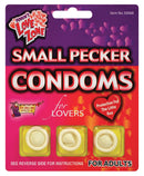 Small Pecker Condoms Pack of 3 Joke Bucks Party 1