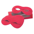 Small Red Domino Eye Masks Box of 10 1