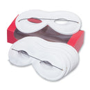 Small White Domino Eye Masks Unisex 1