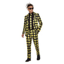 Smiley Stand Out Suit Yellow and Black 1