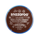 Snazaroo Dark Brown 18ml Tub Make Up Face Paint 1