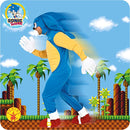 Sonic The Hedgehog Adult Costume with Gloves 4