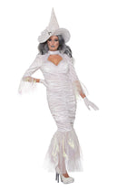 Spell Weaver Costume Adult White Witch Dress 1