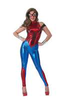 Spider Girl Jumpsuit Womens Blue Costume 1