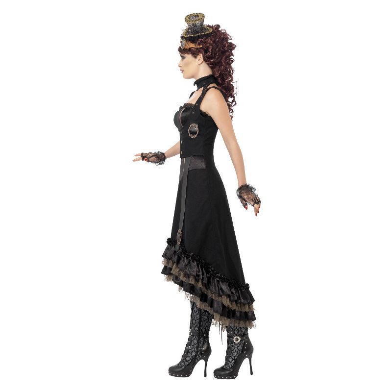 Steam Punk Vamp Costume Black Adult_3