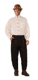 Steampunk Shirt Beige Costume Cosplay 1