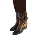 Steampunk Spats Mechanical Gear Brown 1