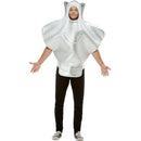 Stingray Costume Adult Grey Hooded Tabard 1