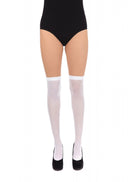 Stockings White Over Knee Adult Costume Accessory 1
