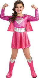 Supergirl Pink Childs Costume 4