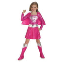 Supergirl Pink Childs Costume 1