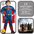 Superman Costume Kids Deluxe Justice League 2