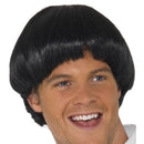 Swinging 60s Bowl Wig Adult Black Beatles Costume Accessory 1