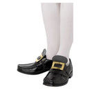Tales Of Old England Metal Shoe Buckles Adult Gold with Elastic Strap Costume Accessory 1