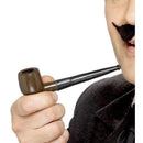 Tales Of Old England Plastic Smoking Pipe Adult Brown Costume Accessory 2