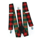 Tartan Punk Braces Costume Accessory 1