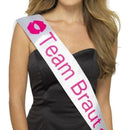 Team Braut Sash Adult White 1