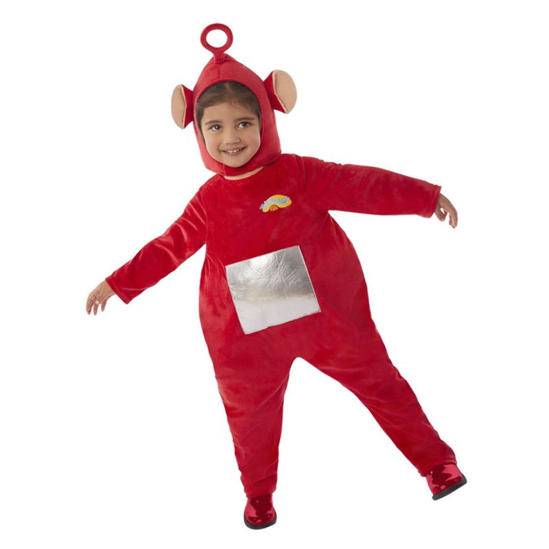 Teletubbies Po Costume Red Jumpsuit for Toddlers_1