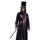 The Gothic Count Costume Adult Black Purple 1