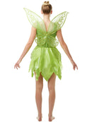 Tinkerbell Green Fairy Ladies Costume with Detachable Wings 2