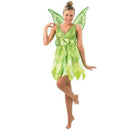 Tinkerbell Green Fairy Ladies Costume with Detachable Wings 1