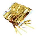 Tinsel Curtain Gold Christmas Party Decoration 91 x 244cm 2