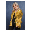 Tinsel Festival Jacket Fever Adult Gold Coat 2