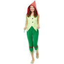 Toadstool Pixie Costume Adult Green Red 1