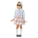 Toddler Old Lady Costume Blue 1