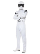 Top Gear The Stig Racing Driver Costume Adult White Jumpsuit 2