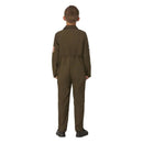 Top Gun Maverick Childs Aviator Costume Green Jumpsuit 2