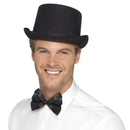 Top Hat Satin Look Adult Black Costume Accessory 1