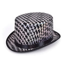 Top Hat Silver Black Pattern 1