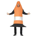Traffic Cone Costume Adult Orange Tabard 2