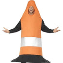Traffic Cone Costume Adult Orange Tabard 1