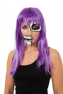 Transparent Mask Skeleton 1/2 Faceprint Day of the Dead 1