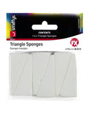 Triangle Sponges Adult White 1
