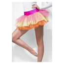 Tutu Underskirt Adult Multi Coloured Neon Layered Costume Accessory 1