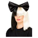 Two Tone Popstar Wig Black and White 1