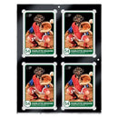 130PT 4 Card Black Border UV One Touch Magnetic Holder 1