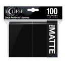 Eclipse Matte Standard Card Sleeves Jet Black 100 Card Sleeve 1