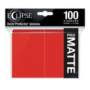 Eclipse Matte Standard Card Sleeves: Apple Red (100) 1