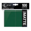 Eclipse Matte Standard Card Sleeves: Forest Green (100) 1