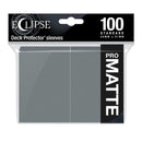 Eclipse Matte Standard Card Sleeves: Smoke Grey (100) 1