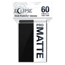 Eclipse Matte Small Card Sleeves: Jet Black (60) 1