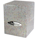 Satin Cube Deck Box - Glitter Clear 1