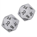 Vivid Heavy Metal Dice: White 1