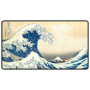 The Great Wave off Kanagawa Black Stitched Playmat 1