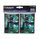MTG Duskmourn 100ct Deck Protector Sleeves Commander Winter Cynical Opportunist 2
